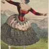 Mlle Augusta dancing the Cachucha