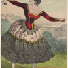 Mlle Augusta dancing the Cachucha