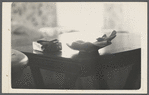 Still life: cigarettes & ashtray (Paris or London).
