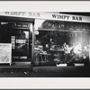 Wimpy Bar, London (window).