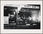 Wimpy Bar, London (window).