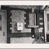 Mail box and textured wall