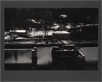 Train bridge over water