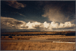 Field and clouds