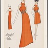 Beaded satin dress