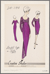 Beaded crepe on chiffon