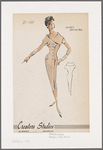 Double-breasted wrap dress with panel effect on front and large collar