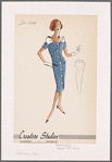 Dress with button front and fringe trim
