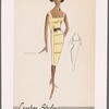 Dress with scalloped neckline