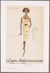 Dress with scalloped neckline