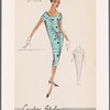 Checker print dress