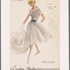 Dress with voile lace and tucks