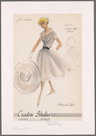 Dress with voile lace and tucks