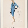 Dress with contrast piping or braid trim
