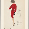 Back interest on sheath dress