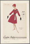 Dress with contrast trim