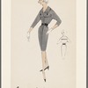 Dress with double pockets on bodice