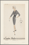Dress with double pockets on bodice