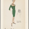 Dress with tucked bodice
