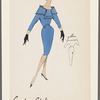 Dress with scarf neckline
