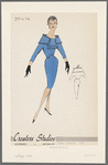 Dress with scarf neckline