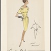 Belted dress with decorative buttons