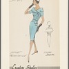 Dress with tucked bodice