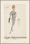 Dress with buttoned front pockets