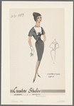 Dress with contrasting yoke