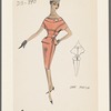 One-piece dress with buttoned collar and belt