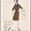 Ciré coat dress with fur collar and chiffon scarf