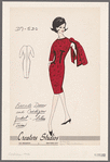 Brocade dress and cardigan jacket with satin trim