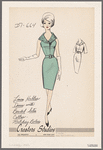 Linen halter dress with beaded satin collar and matching bolero