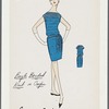Bugle beaded knit or crepe dress