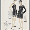 Silk and faille dress and coat
