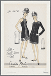 Silk and faille dress and coat