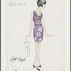 Silk print dress
