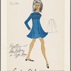 Fagotting and pin-tucking on crepe dress