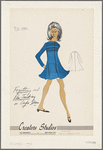 Fagotting and pin-tucking on crepe dress
