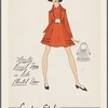 Novelty braid trim on side pleated dress