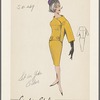 Women's suit with set-in yoke collar