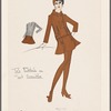 Tab details on suit ensemble