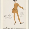 Dress with yoke and patch pocket detail