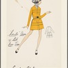 "Sweater" dress with slot seam trim