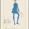 Dress with front tab and pleat detail