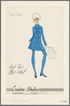 Dress with front tab and pleat detail