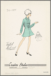 Dress with tucked shirtwaist