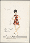 Print with contrast piping trim