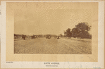 Workers preparing for laying road