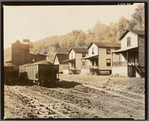 Company houses along railroad tracks. Scott's Run near Morgantown, West Virginia. Osage, West Virginia